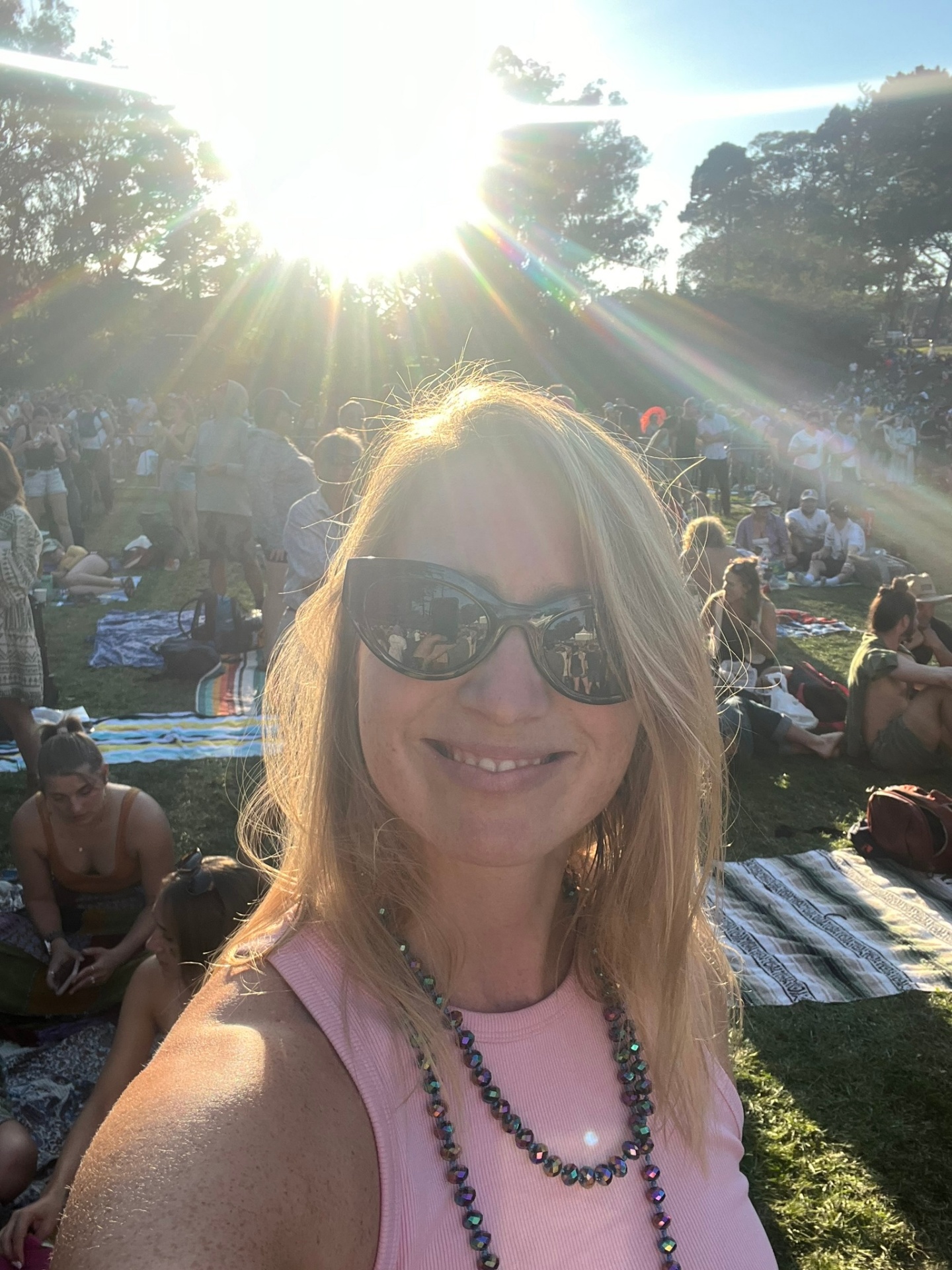 Therese at a festival